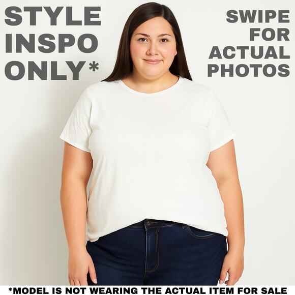 NWT Russ Studio White Embroidered T-Shirt – Size Large! 0123 - Picture 2 of 7